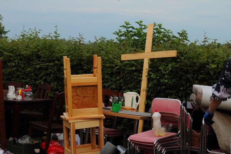 Pożar kościoła w Kępkach