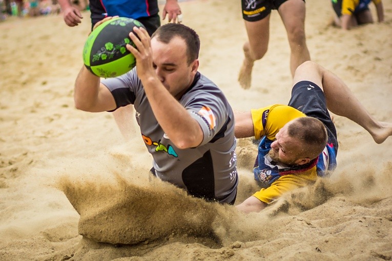 Rugby plażowe w Olsztynie