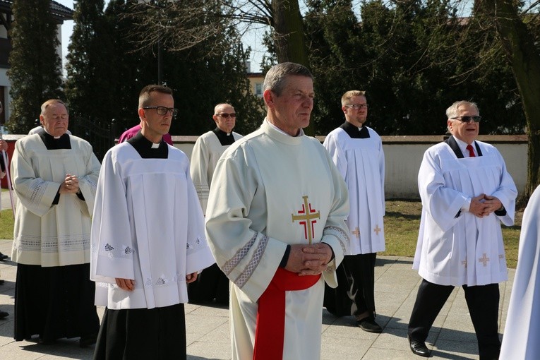 Poświęcenie plebanii w Dobrzyniu n. Drwęcą