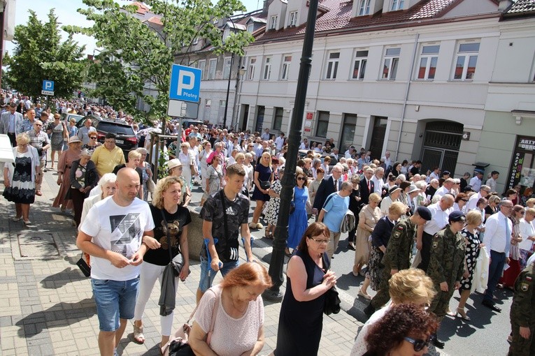 Płock. Procesja Bożego Ciała