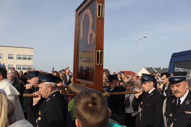 Płock. Nawiedzenie w parafii św. Krzyża