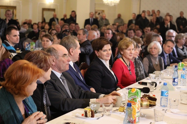 Premier Beata Szydło w Makowie Mazowieckim