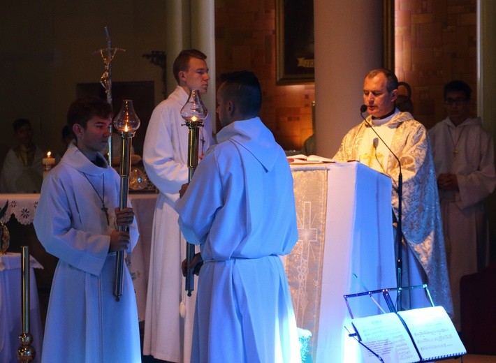 Wprowadzenie relikwii do kościoła Miłosierdzia Bożego w Malborku