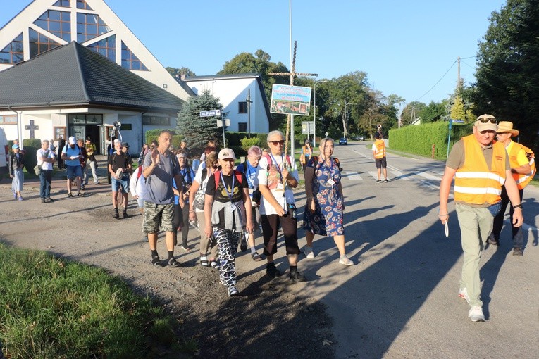 Wyjście IX Żuławskiej Pielgrzymki Pieszej
