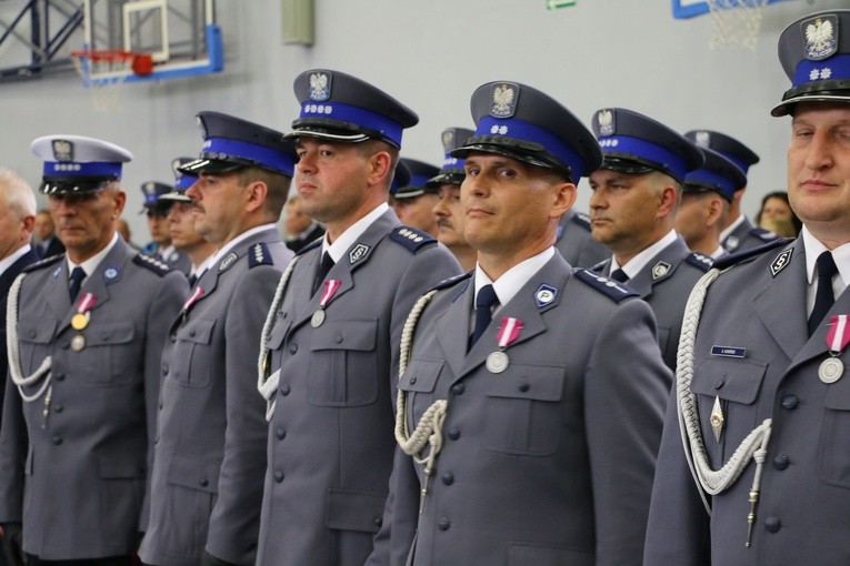 Sztandar dla policji w Przasnyszu
