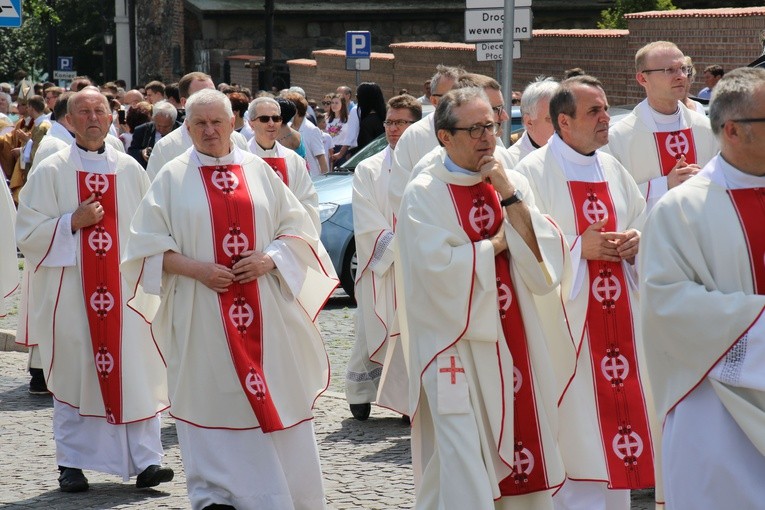 Płock. Obchody 100. rocznicy chrztu św. Jana Pawła II