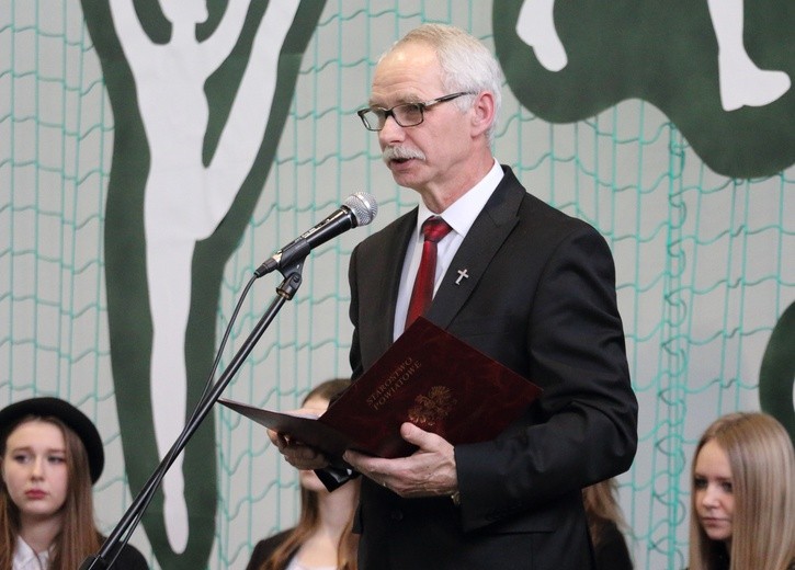 Zespół Szkół Katolickich w Malborku - poświęcenie sali gimnastycznej