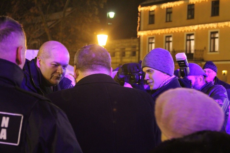 Wigilia przed ratuszem - Płock