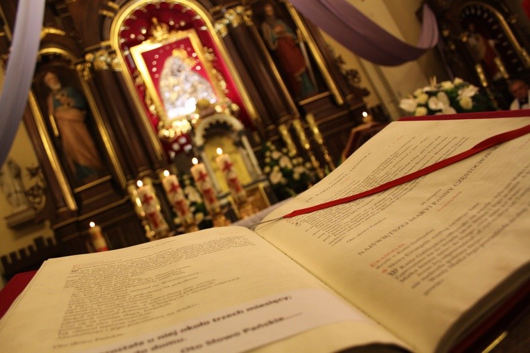 W czasie liturgii nawiedzenia odczytano perykopę z Ewangelii wg św. Jana