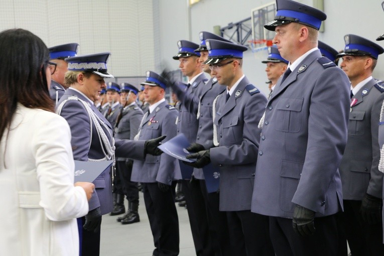 Sztandar dla policji w Przasnyszu