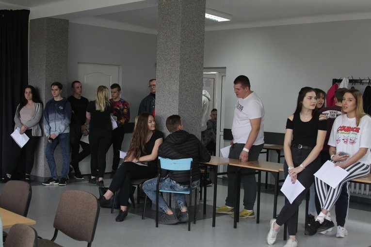Przasnysz. Pobór krwi w ZSP