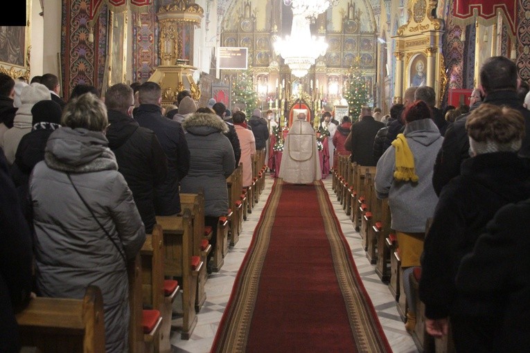 Ciechanów. Pasterka w farze
