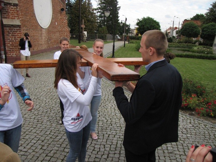 Znaki ŚDM w Przasnyszu