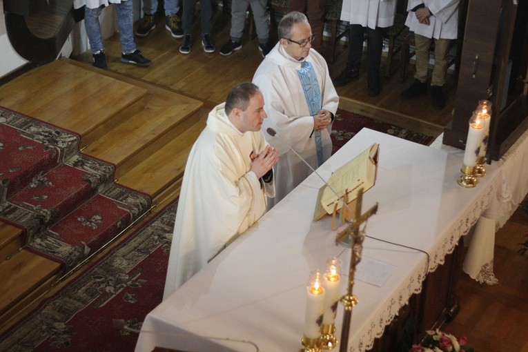 Łąck. Nawiedzenie w parafii św. Walentego w Korzeniu