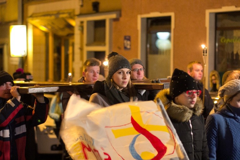 Droga Krzyżowa ulicami Ollsztyna