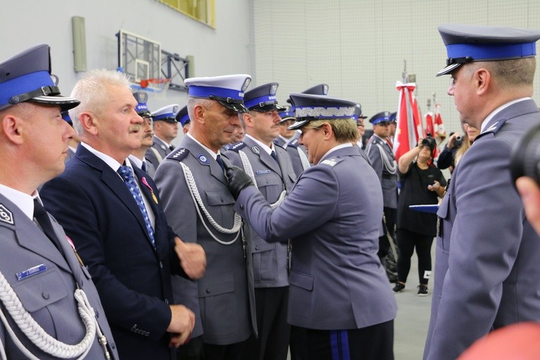 Sztandar dla policji w Przasnyszu