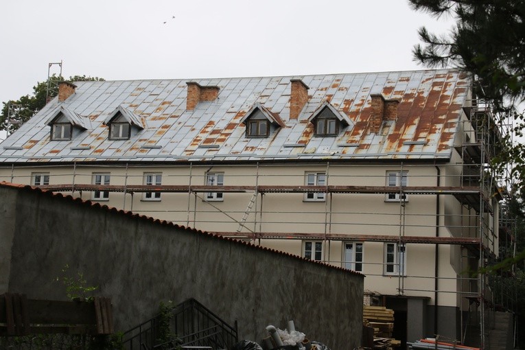 Sierpc. Remont w sanktuarium