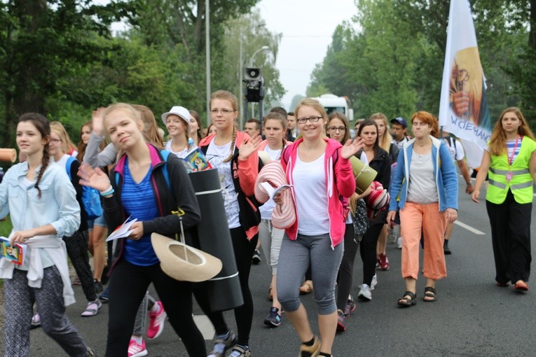 Pierwszy dzień pielgrzymki - przedpołudnie