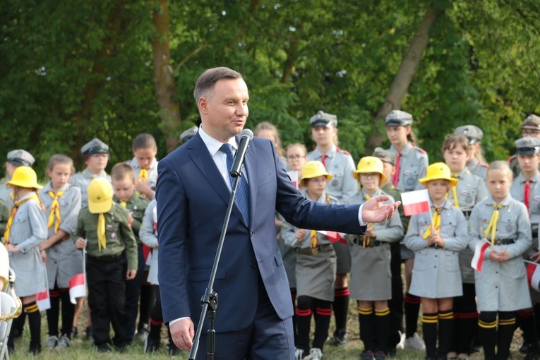 Prezydent RP Andrzej Duda w Makowie Mazowieckim