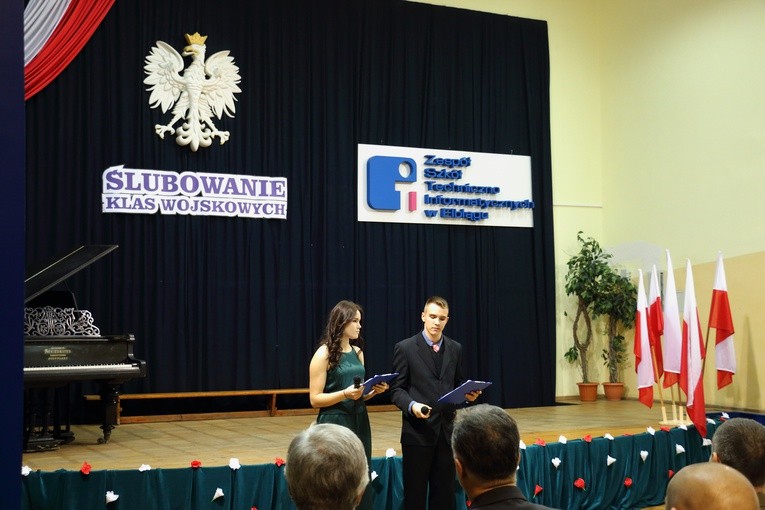 Ślubowanie klas mundurowych - ZSTI Elbląg