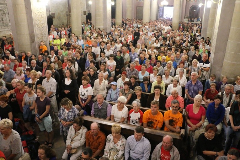 Początek pielgrzymki na Jasną Górę
