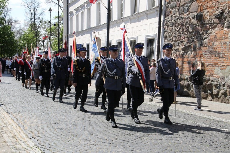 Płock. Uroczystości trzeciomajowe