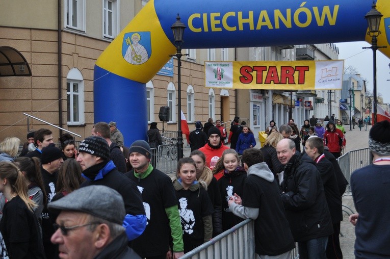 Bieg pamięci żołnierzy wyklętych w Ciechanowie