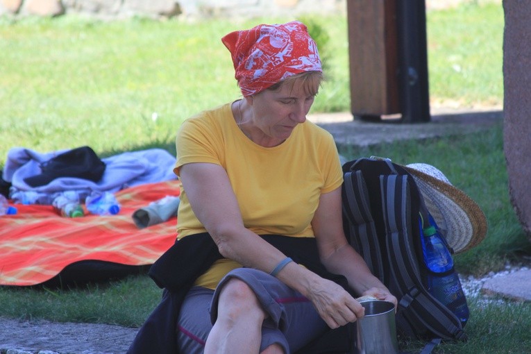 Pielgrzymka. Pątnicy w Tumie