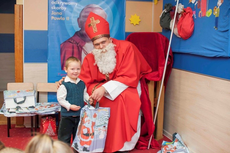 Święty Mikołaj w przedszkolu bł. Franciszki