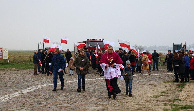 Mikoszewo - 100. rocznica odzyskania przez Polskę niepodległości