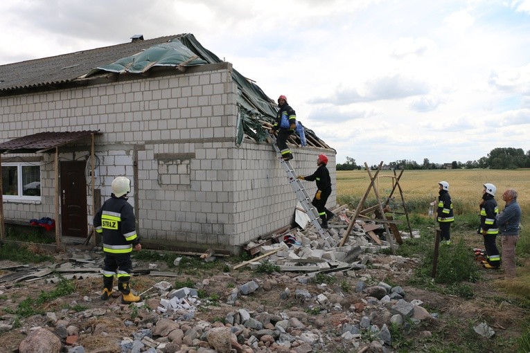 Powiat przasnyski po nawałnicy