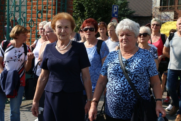 Pielgrzymi w Skępem