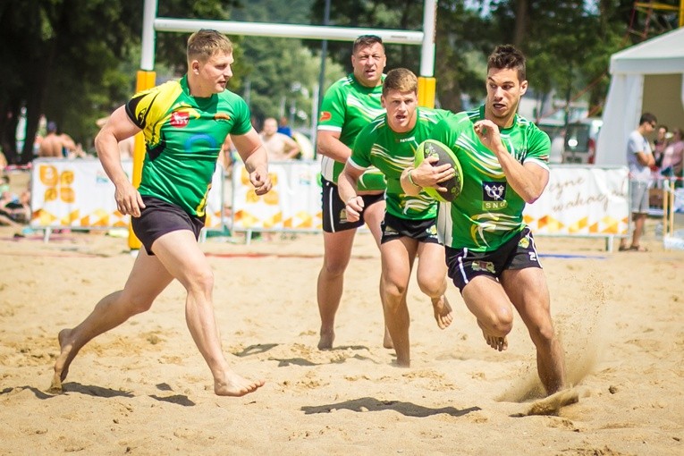 Rugby plażowe w Olsztynie