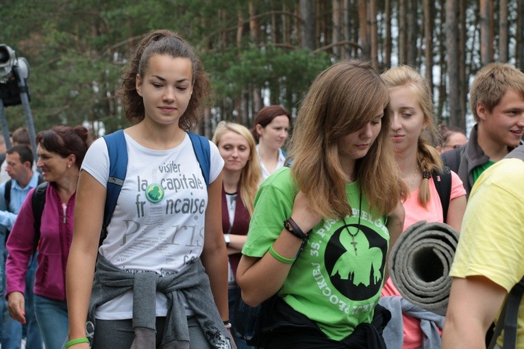 Pierwszy dzień pielgrzymki - przedpołudnie