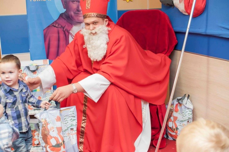 Święty Mikołaj w przedszkolu bł. Franciszki