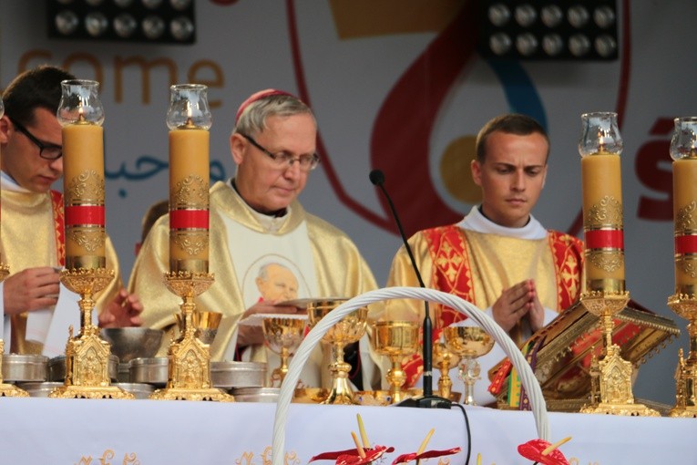 ŚDM w Płocku. Msza św., 2