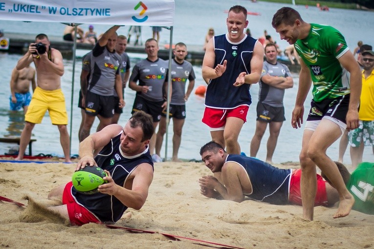 Rugby plażowe w Olsztynie