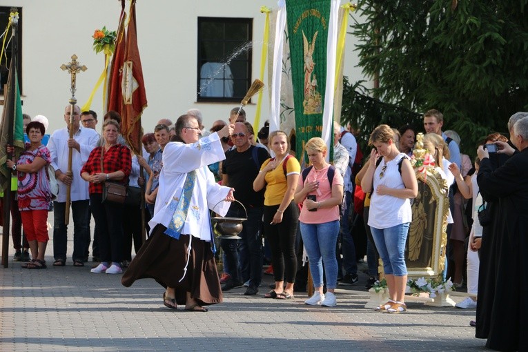 Pielgrzymi w Skępem