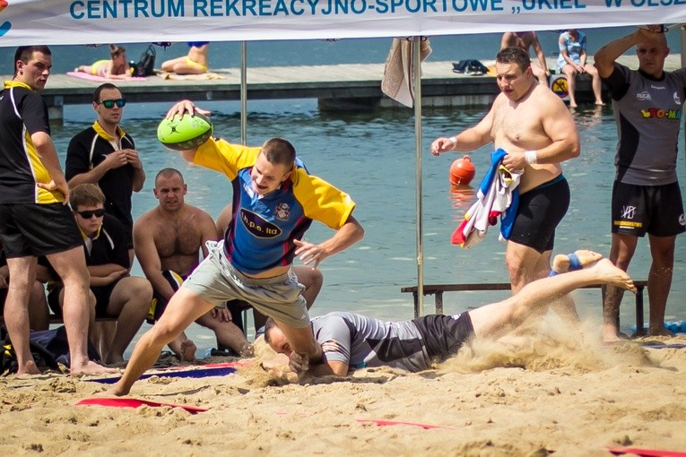 Rugby plażowe w Olsztynie