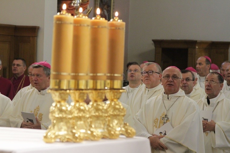 Episkopat w Płocku. Msza w kolegiacie