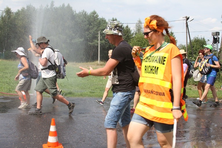 Pielgrzymka. Obiad w Bełdowie