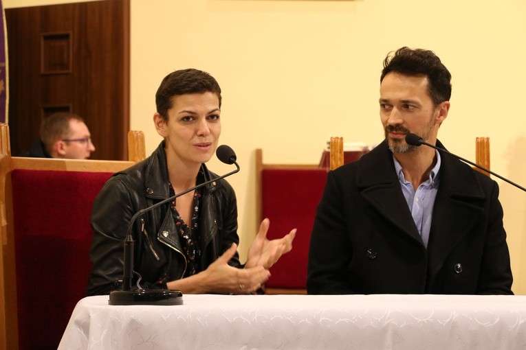 Aktor Rafał Cieszyński w Ciechanowie