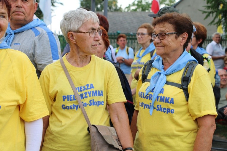 Pielgrzymi w Skępem