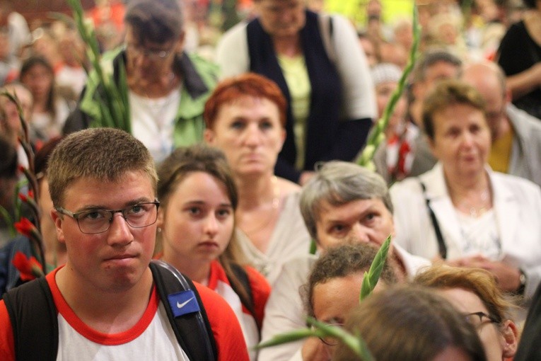 Pielgrzymka. W kaplicy Matki Bożej