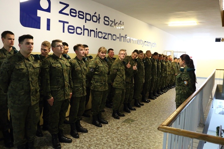 Ślubowanie klas mundurowych - ZSTI Elbląg