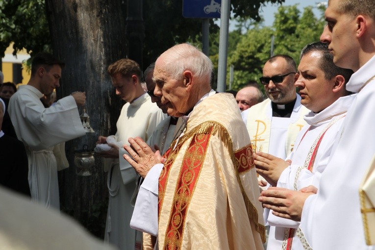 Płock. Procesja Bożego Ciała