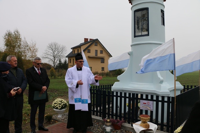 Nowe Niestępowo (Pokrzywnica). Poświęcenie zabytkowej kapliczki