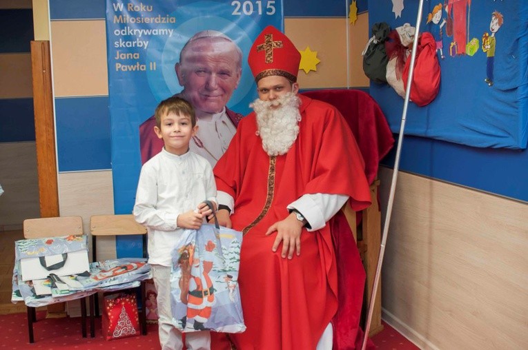 Święty Mikołaj w przedszkolu bł. Franciszki