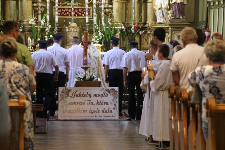 Skępe. Procesja Zaśnięcia NMP