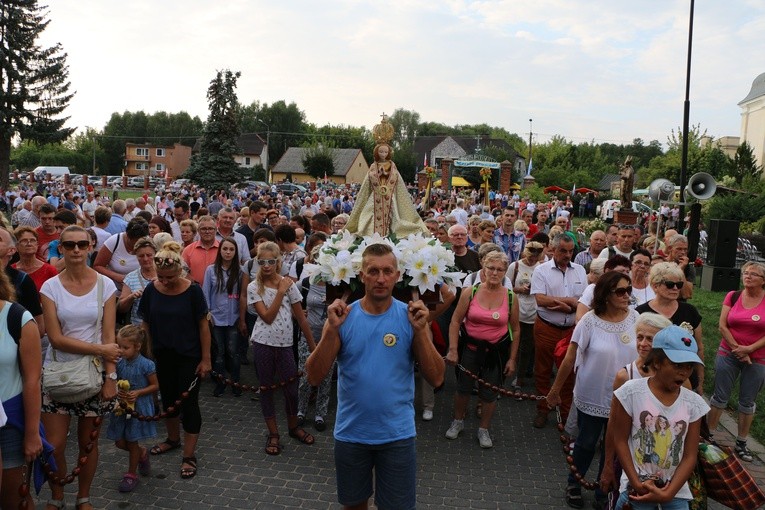 Pielgrzymi w Skępem